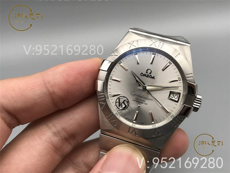 VS廠歐米茄星座復刻表對比正品評測-8500一體機功能對版-復刻表