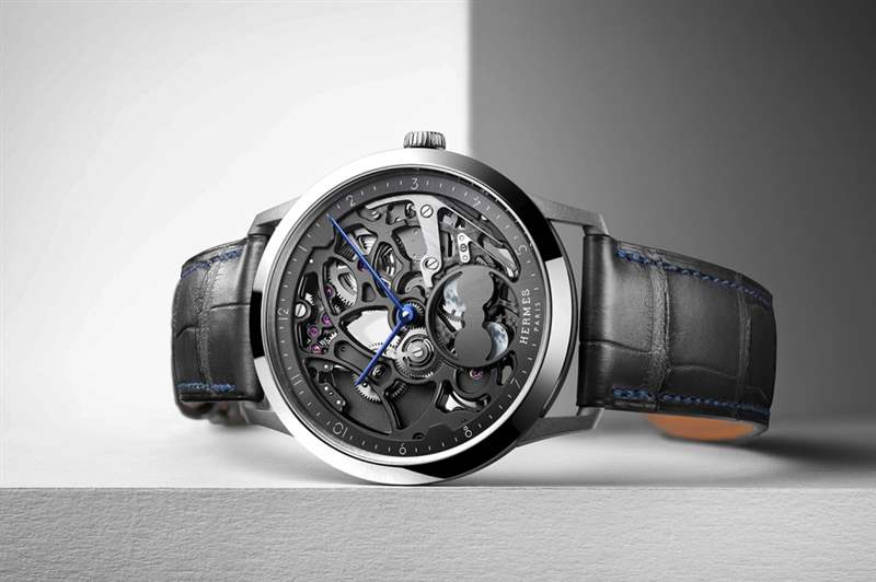 HERMèS愛馬仕的華麗雙月｜最新Slim d'Hermès Squelette Lune-復(fù)刻表