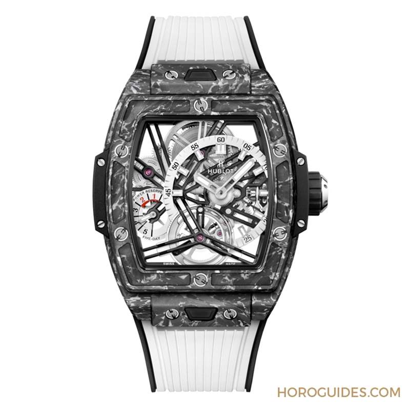 直搗靈魂的爆炸性美學｜Hublot Spirit Of Big Bang 陀飛輪5日鏈腕表-白色碳纖維款、藍寶石款-復刻表