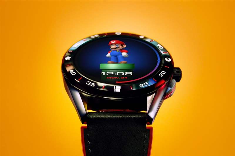 泰格豪雅TAG Heuer聯乘《Super Mario》 Mario穿梭于Connected智能腕表之中-復刻表