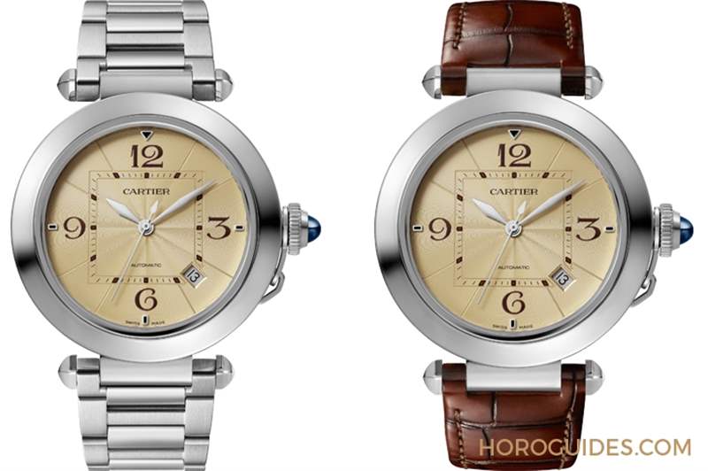 Pasha de Cartier腕表經(jīng)典紅、香檳金面盤限定上市-復(fù)刻表