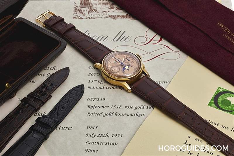埃及王子的百達翡麗Ref.1518「 Pink on Pink」，創下該型號第二高價-復刻表