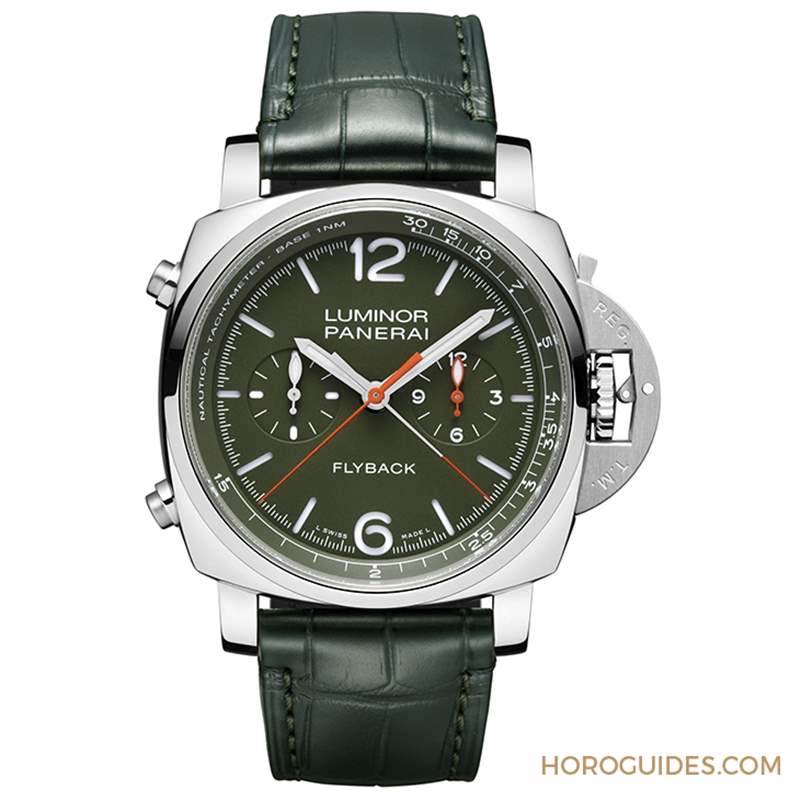 Panerai Luminor Chrono Flyback飛返計時新作二連發，陶瓷殼、軍綠面各展特色-復刻表