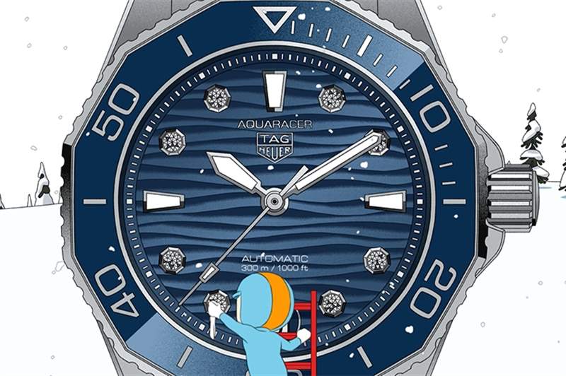 泰格豪雅眾代言人Q萌現身，為圣誕節挑表選禮獻計！-復刻表