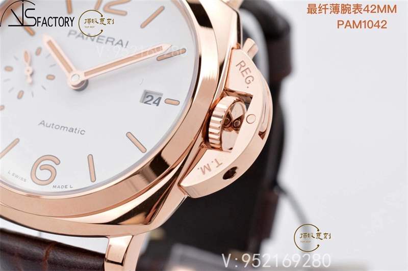 VS廠沛納海pam1042紅金腕表做工怎么樣,值得入手嗎-復刻表