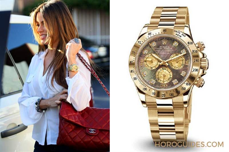 【名人表盒】全球最吸金女演員Sofia Vergara的金表-復刻表