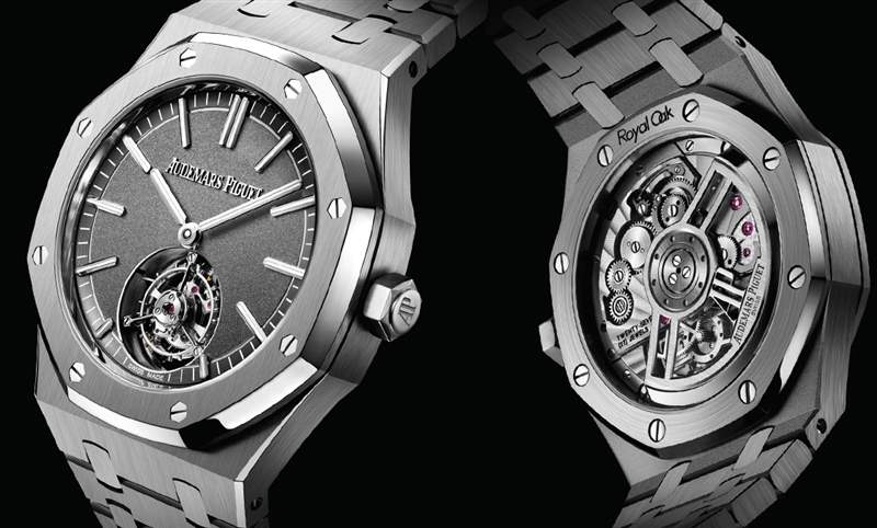 愛彼皇家橡樹首款自動上鏈飛行陀飛輪現(xiàn)身，罕見鈦金屬款話題加碼-復(fù)刻表