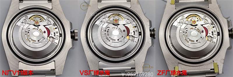 VS廠、ZF廠、N廠勞力士水鬼獨家對比，哪家復刻做工最為出色呢-復刻表