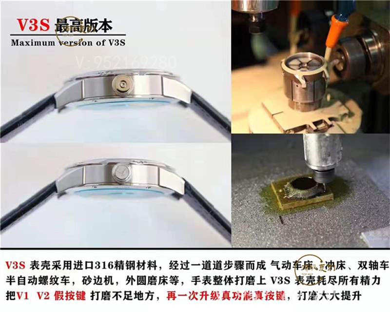 TW廠俄羅斯切金小丑復(fù)刻表對比正品能超越v9廠俄羅斯小廠嗎-復(fù)刻表