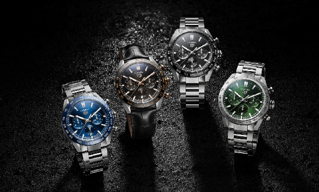 泰格豪雅TAG HEUER Carrera再出力作，現(xiàn)代風(fēng)多彩面盤志慶品牌周年-復(fù)刻表