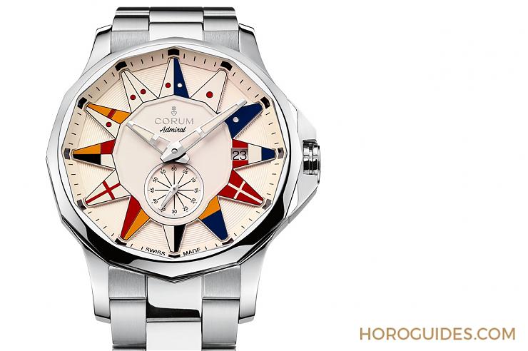 海洋風格領(lǐng)航之選|Corum海軍上將AC-One 45鏤空陀飛輪與AC-One 38女仕鉆表-復刻表
