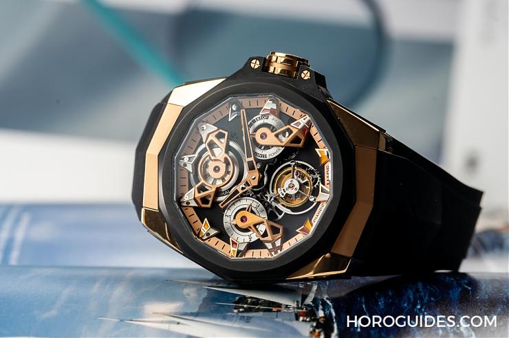 海洋風格領(lǐng)航之選|Corum海軍上將AC-One 45鏤空陀飛輪與AC-One 38女仕鉆表-復刻表