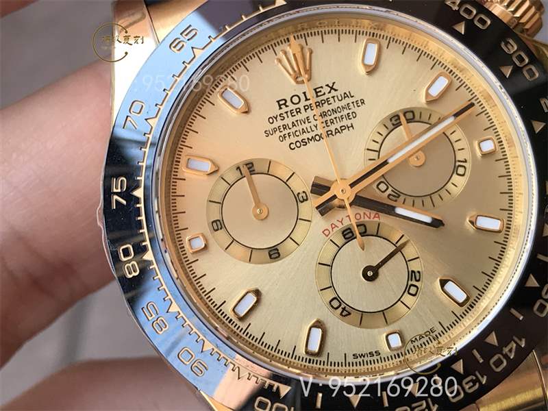 N廠勞力士迪通拿m116518ln間金膠帶復刻表做工怎么樣,內附實拍圖-復刻表