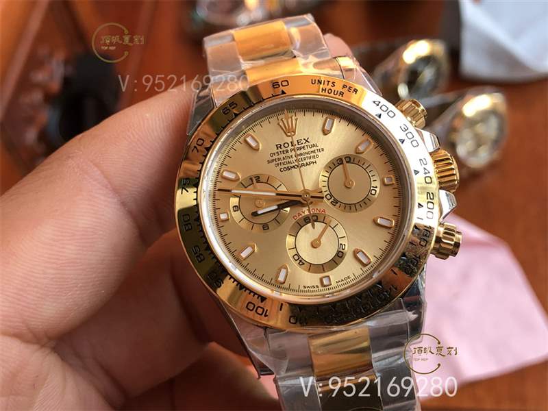 N廠復(fù)刻勞力士迪通拿m116503間金金盤做工怎么樣,內(nèi)附實(shí)拍圖-復(fù)刻表