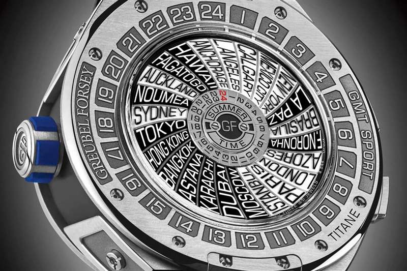 高珀富斯GMT地球月相計時多功能運動手表-復(fù)刻表