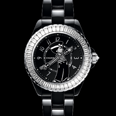 CHANEL首枚自制機芯陀飛輪現身！J12年度新款點點名-復刻表