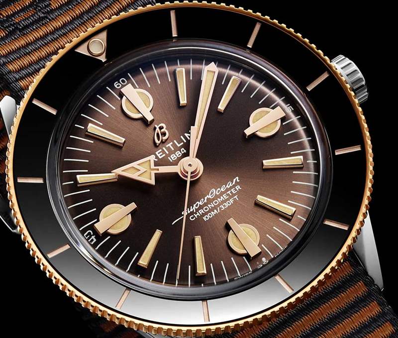 百年靈超級海洋遺產'57外為人所知-復刻表