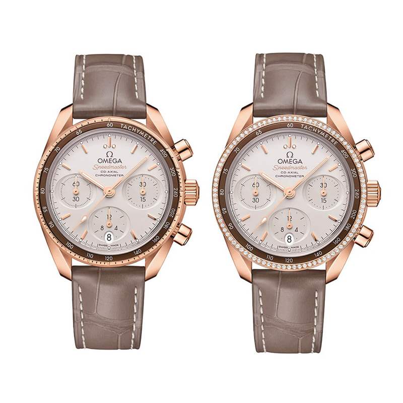 歐米茄速度大師38mm Sedna塞娜和黃金款手表-復(fù)刻表