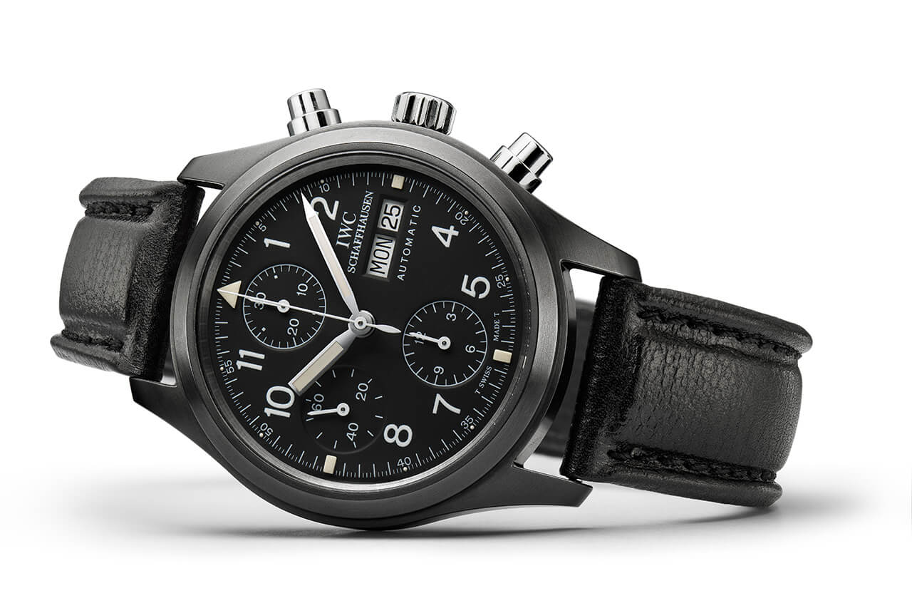 萬國沙夫豪森飛行員計時碼表“致敬 3705”IW387905-復刻表