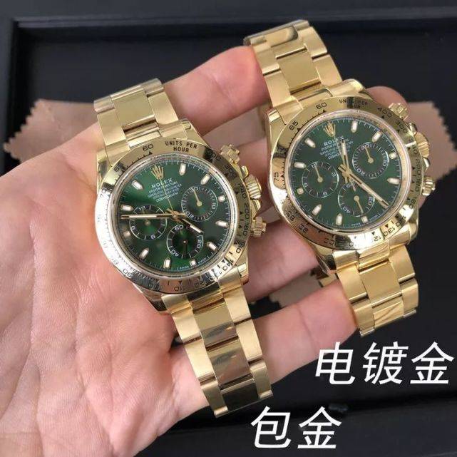 N廠綠金迪「4130機(jī)芯」對比AR廠綠金迪更完美-復(fù)刻表