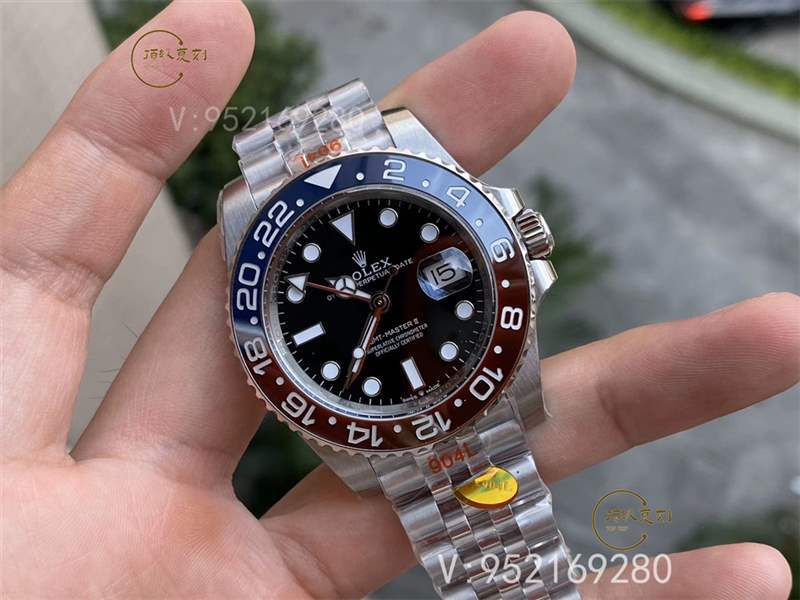 N廠勞力士格林尼治紅藍可樂圈「m126710blnr-0001」復刻做工評測-復刻表