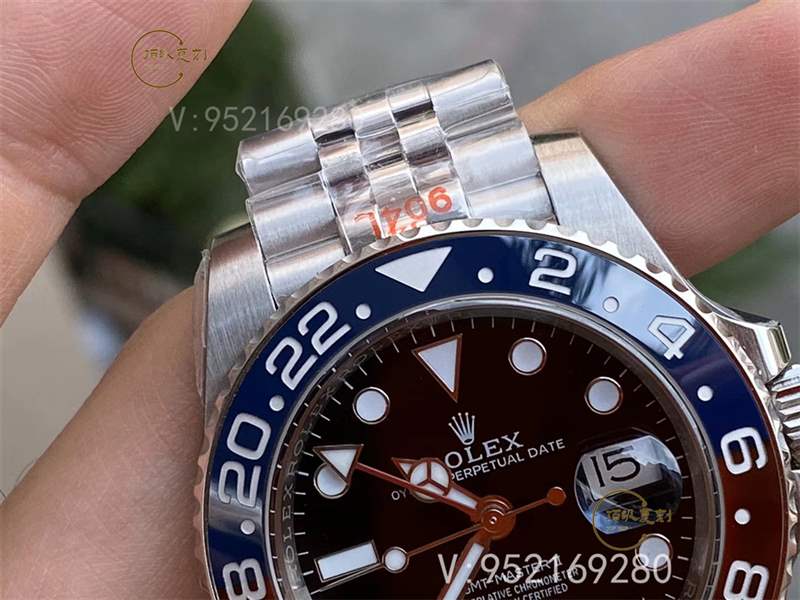 N廠勞力士格林尼治紅藍可樂圈「m126710blnr-0001」復刻做工評測-復刻表