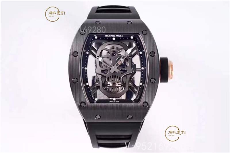 ZF廠理查德米勒RM052骷髏頭黑陶瓷復(fù)刻做工評(píng)測(cè)-復(fù)刻表