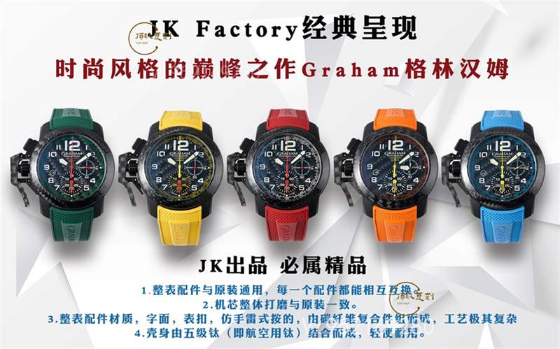 JK廠格林漢姆47mm鈦金屬復刻表評測,時尚風格的巔峰之作-復刻表