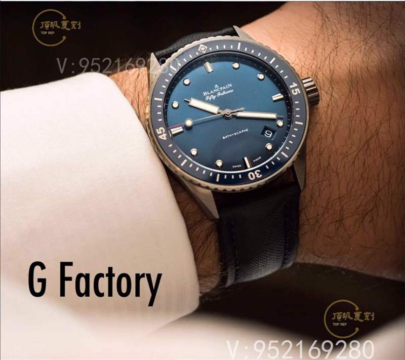 GF廠寶珀五十噚5000黑陶瓷藍盤復刻表做工怎么樣-復刻表