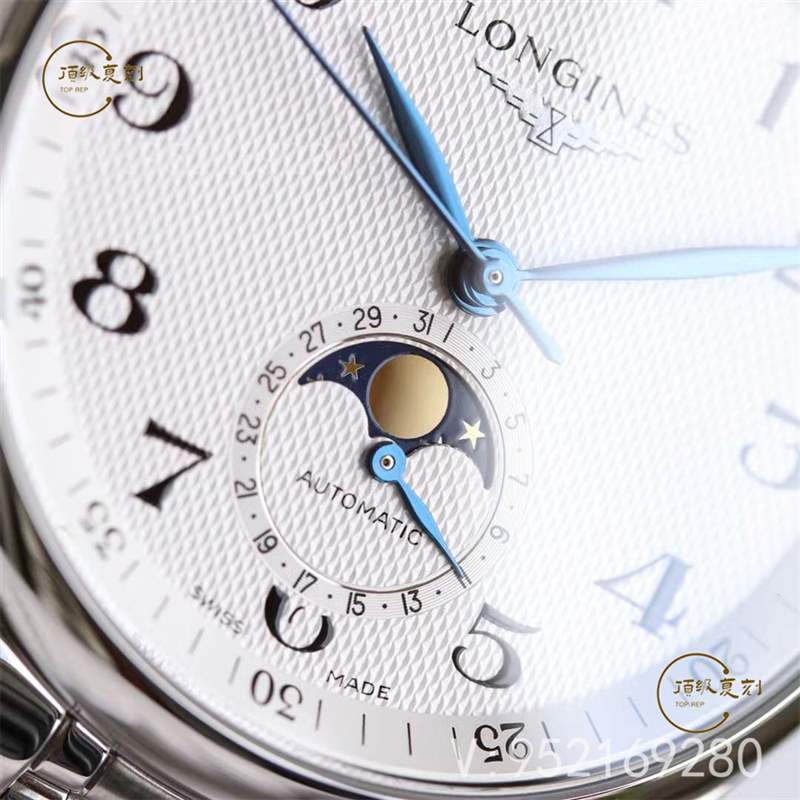 GF廠浪琴名匠月相復刻表L899.5一體機芯功能對版嗎,怎么使用-復刻表