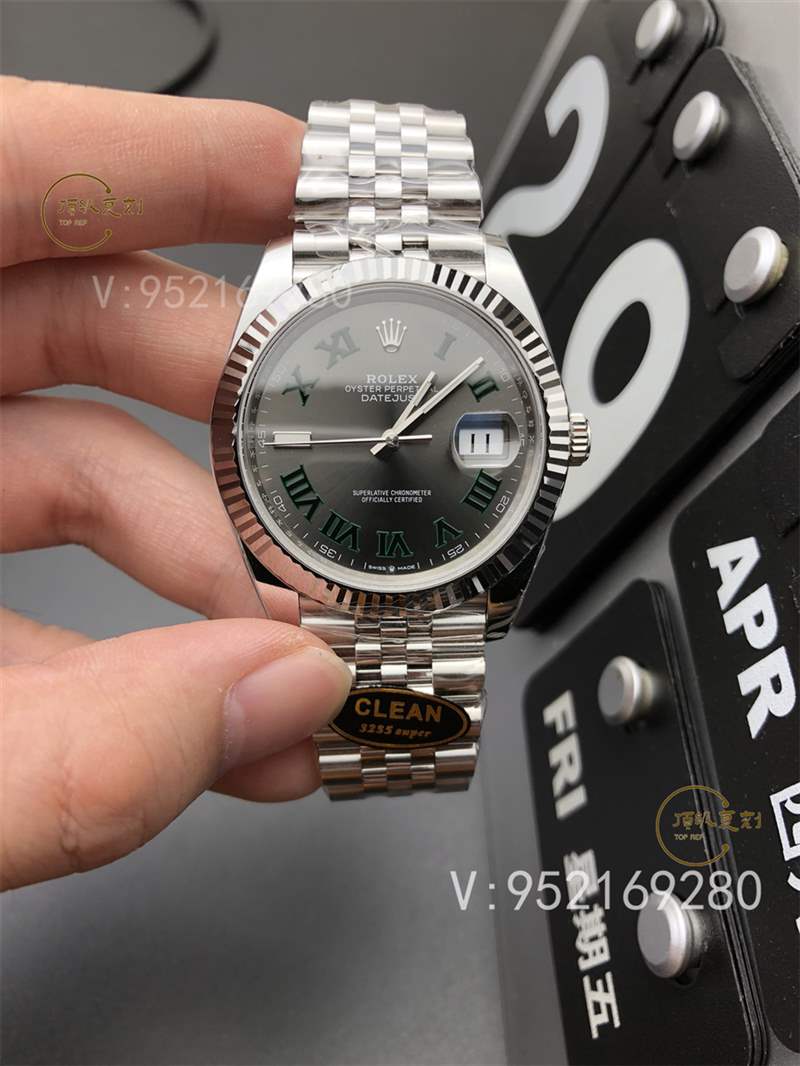 C廠(clean廠)勞力士41mm日志綠籮盤復刻表做工怎么樣-復刻表