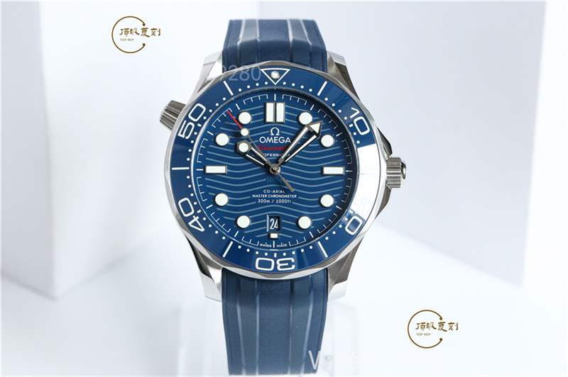 VS廠復刻藍盤海馬300腕表市場天花板級別做工-復刻表