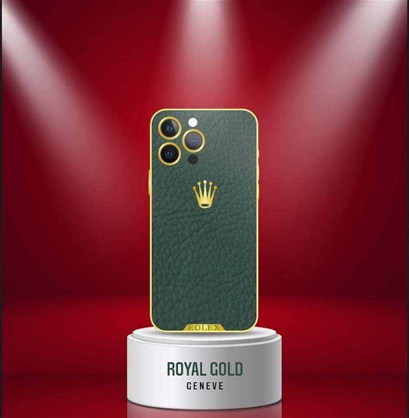 Rolex限量版iPhone開箱？24K金打造真土豪風范比戴勞力士更氣派-復刻表