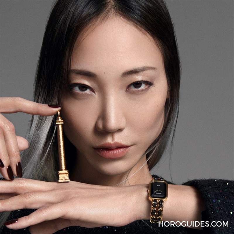35年經(jīng)典CHANEL Première腕表升級再現(xiàn),超模樸秀珠同框揭幕-復(fù)刻表