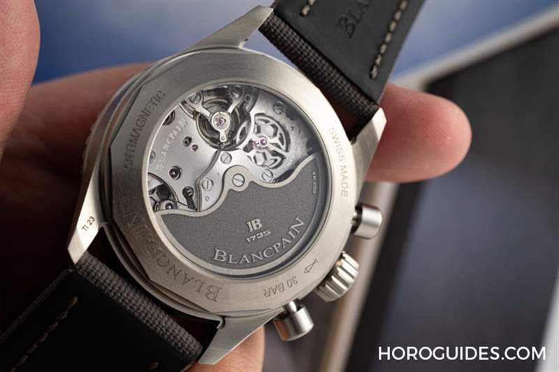 18K紅金藍(lán)面、23級鈦灰面,Blancpain五十噚深潛器飛返計時碼表兩款延伸新作-復(fù)刻表