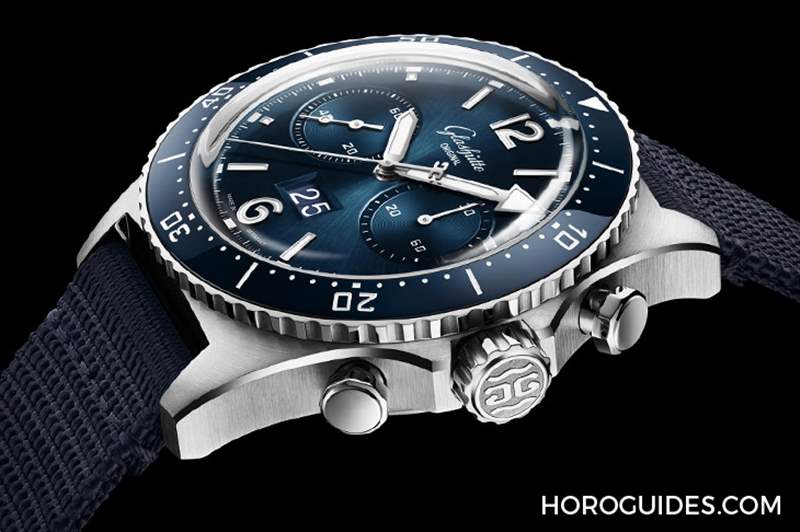 藍面、藍陶瓷圈打頭陣！ Glashütte Original SeaQ系列首次搭載計時功能-復刻表