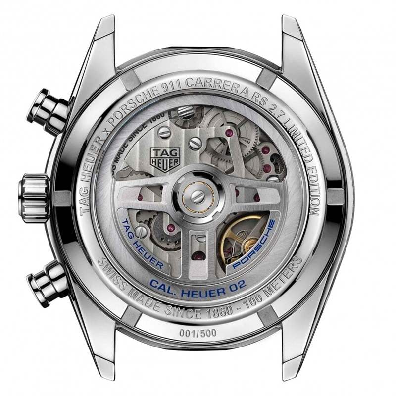 TAG HEUER X PORSCHE 定義版發布！慶祝911 Carrera RS 2.7 50周年-復刻表