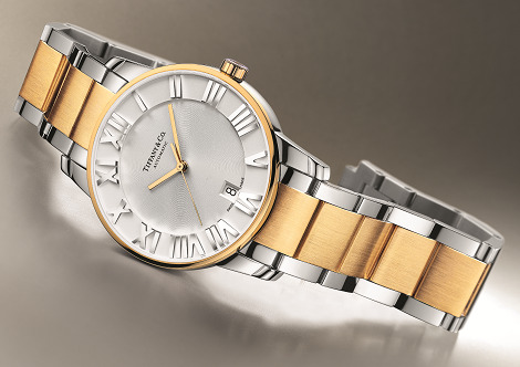 Tiffany mens ATLAS DOME BICOLOR watch 蒂芙尼Tiffany & Co手表和斯沃琪集團的手表哪個更值得入手-復(fù)刻表