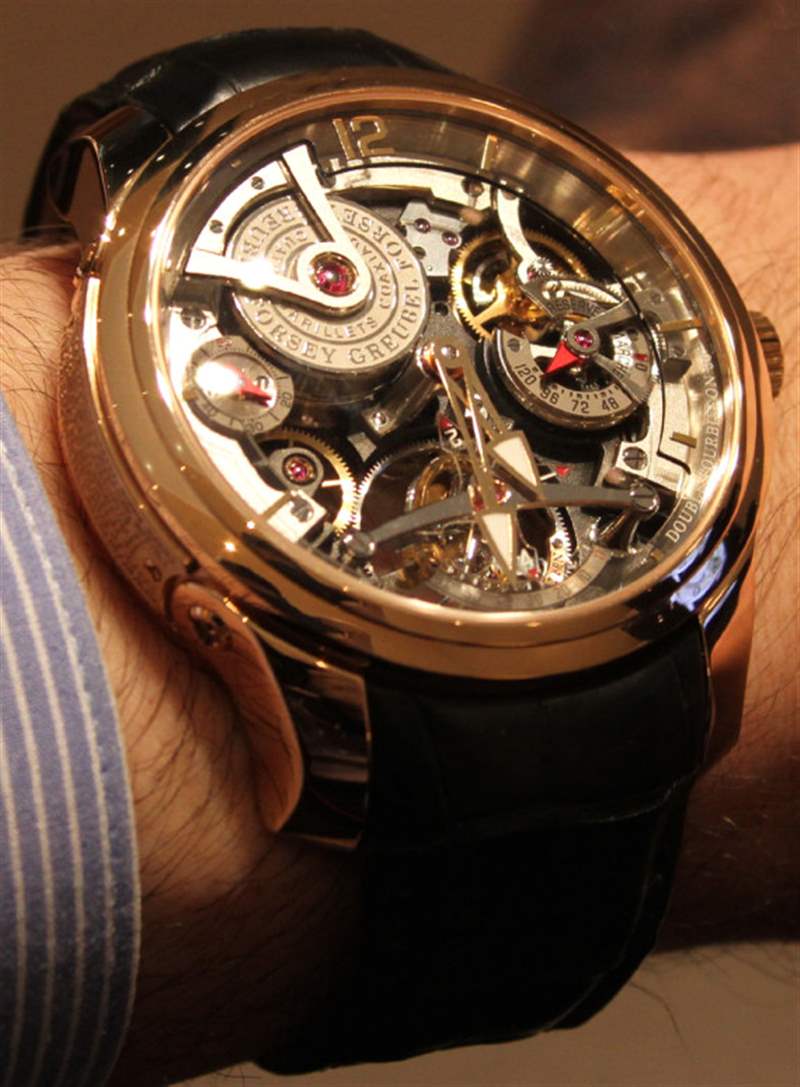 Greubel Forsey Double Tourbillon Technique watch 4 格魯貝爾福西Greubel Forsey雙陀飛輪腕表-復(fù)刻表