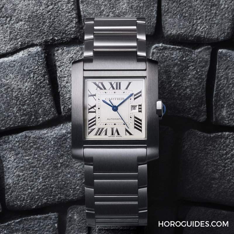 法國(guó)坦克回來了！Cartier Tank家族唯一鏈帶表款Tank Fran?aise改版回歸-復(fù)刻表