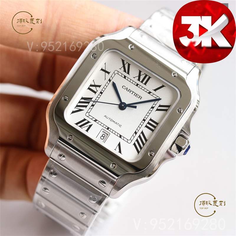 3K廠卡地亞山度士對比正品怎么樣,比V6廠、BV廠、GF廠更值得入手嗎-復刻表