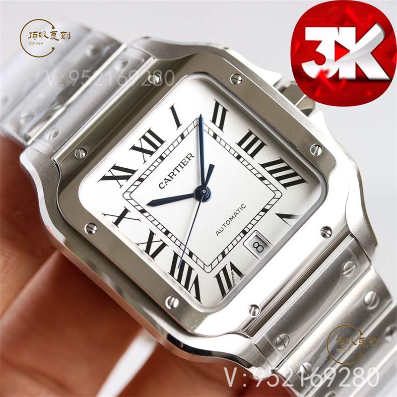 3K廠卡地亞山度士對比正品怎么樣,比V6廠、BV廠、GF廠更值得入手嗎-復刻表
