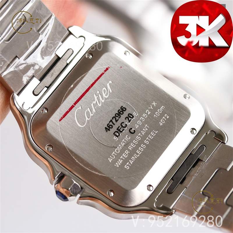 3K廠卡地亞山度士對比正品怎么樣,比V6廠、BV廠、GF廠更值得入手嗎-復刻表