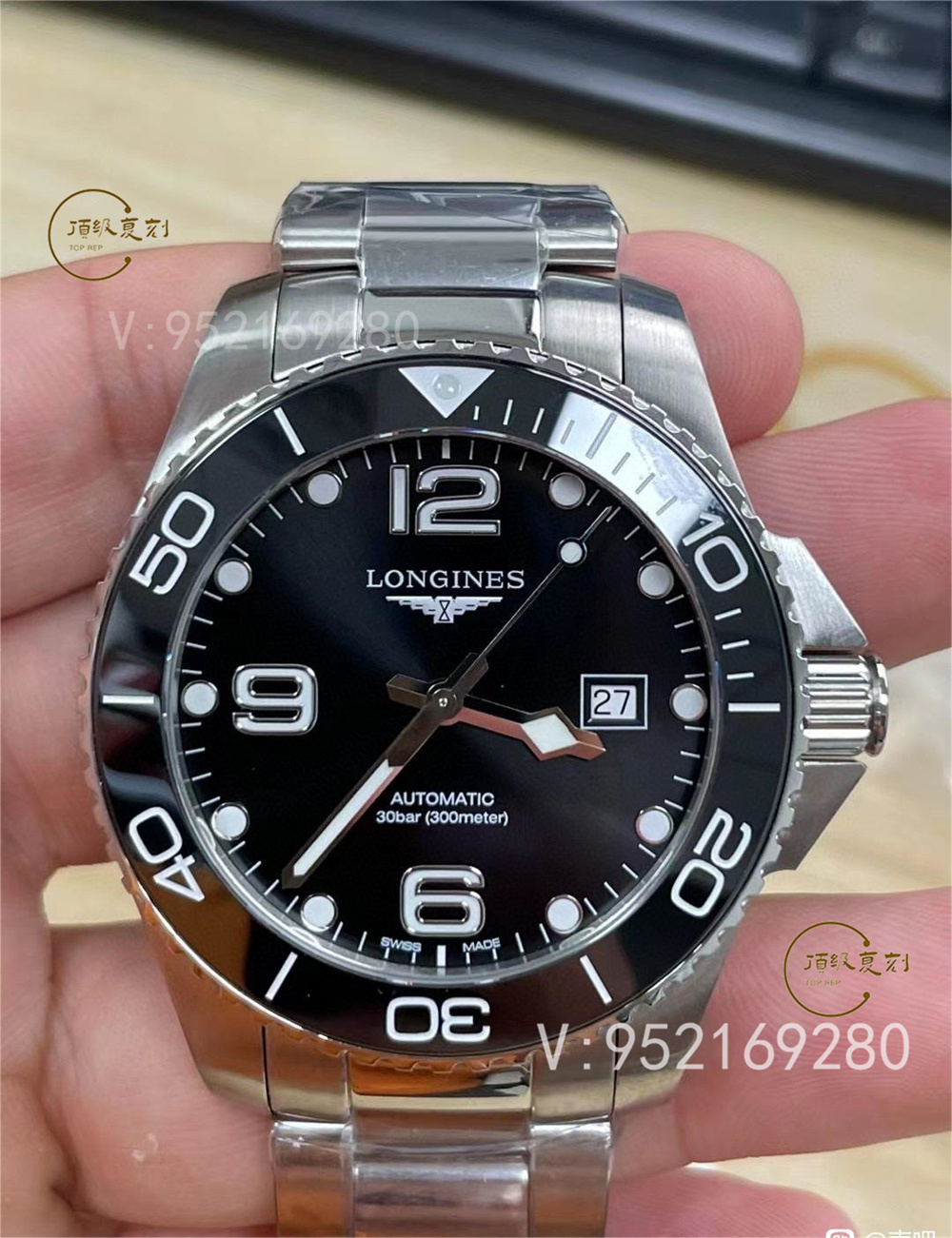 VS廠(SBF廠)浪琴康卡斯43mm做工怎么樣對比ZF廠康卡斯那個好-復刻表