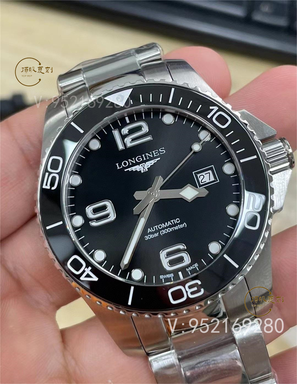 VS廠(SBF廠)浪琴康卡斯43mm做工怎么樣對比ZF廠康卡斯那個好-復刻表