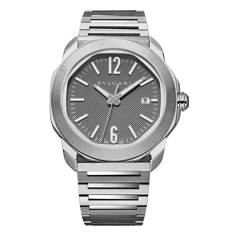 寶格麗推出全新Octo Roma系列腕表：巴黎釘紋表盤、中央飛行陀飛輪、虎眼石鑲嵌機芯-復刻表