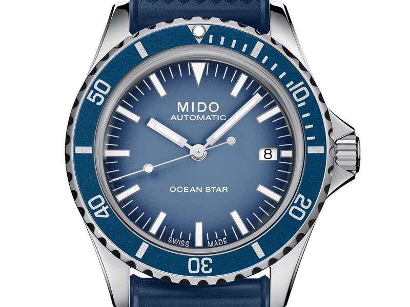 美度推出Ocean Star Tribute Gradient Blue漸變藍(lán)色表盤(pán)腕表-復(fù)刻表