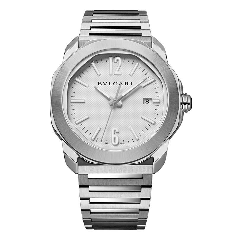 寶格麗推出全新Octo Roma系列腕表：巴黎釘紋表盤、中央飛行陀飛輪、虎眼石鑲嵌機芯-復刻表