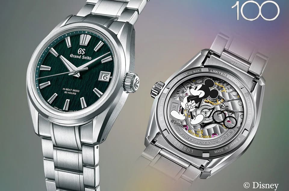 GRAND SEIKO推出迪士尼100周年紀念表限量數、發售方式、價格總整理-復刻表
