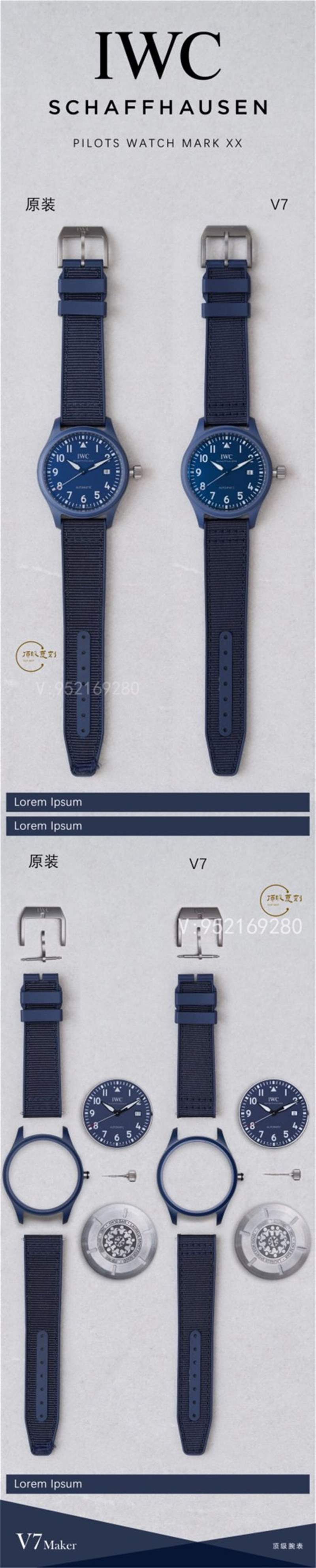 V7廠萬國(guó)陶瓷馬克二十對(duì)比正品評(píng)測(cè),勞倫斯體育公益基金會(huì)特別版IW328101-復(fù)刻表